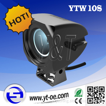 New Arrival in Market DC10-30V 10W Waterproof IP68 Lights LED Motorcycles Pure Aluminium Housing Flood Beam and Spot Beam (YTW10S)